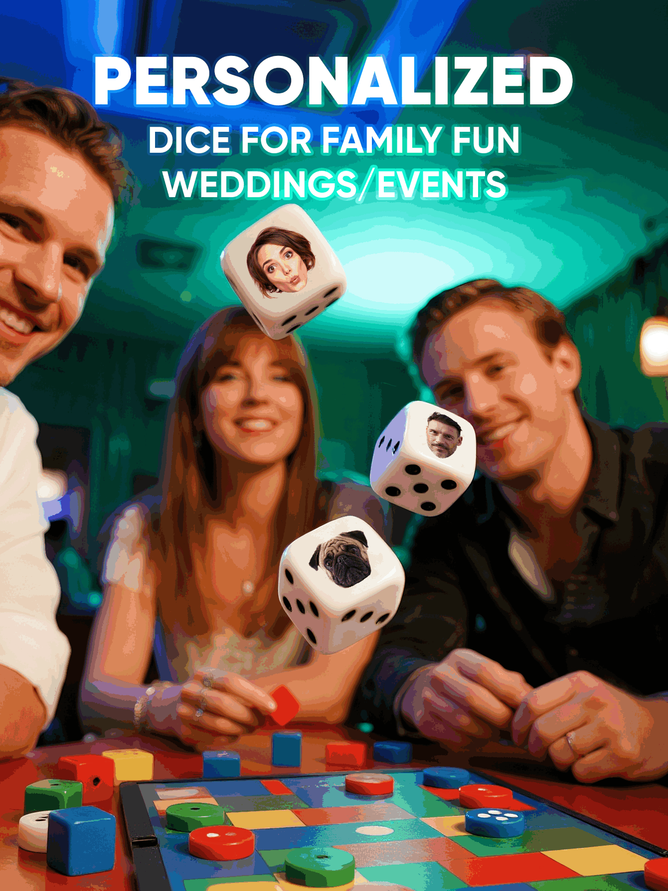 Custom Face Dice Personalized  - Party Games Groups recension och pris