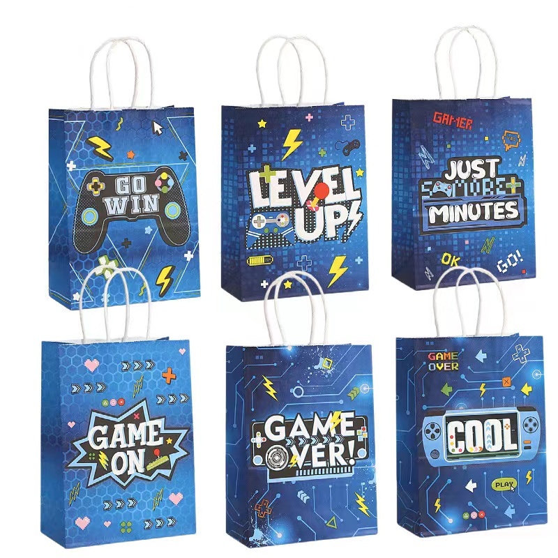 6/24Pcs Video Game on Theme Pa - Party Games Adult Birthday recension och pris