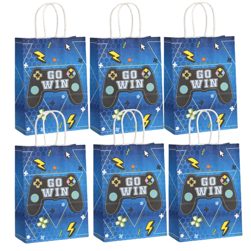 6/24Pcs Video Game on Theme Pa - Party Games Adult Birthday recension och pris