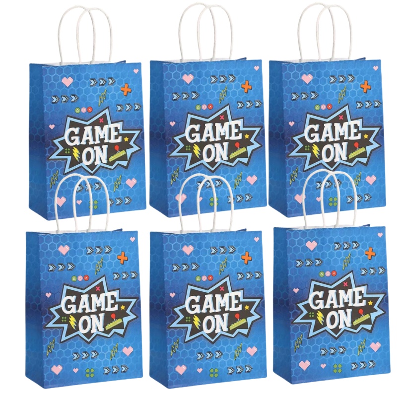 6/24Pcs Video Game on Theme Pa - Party Games Adult Birthday recension och pris