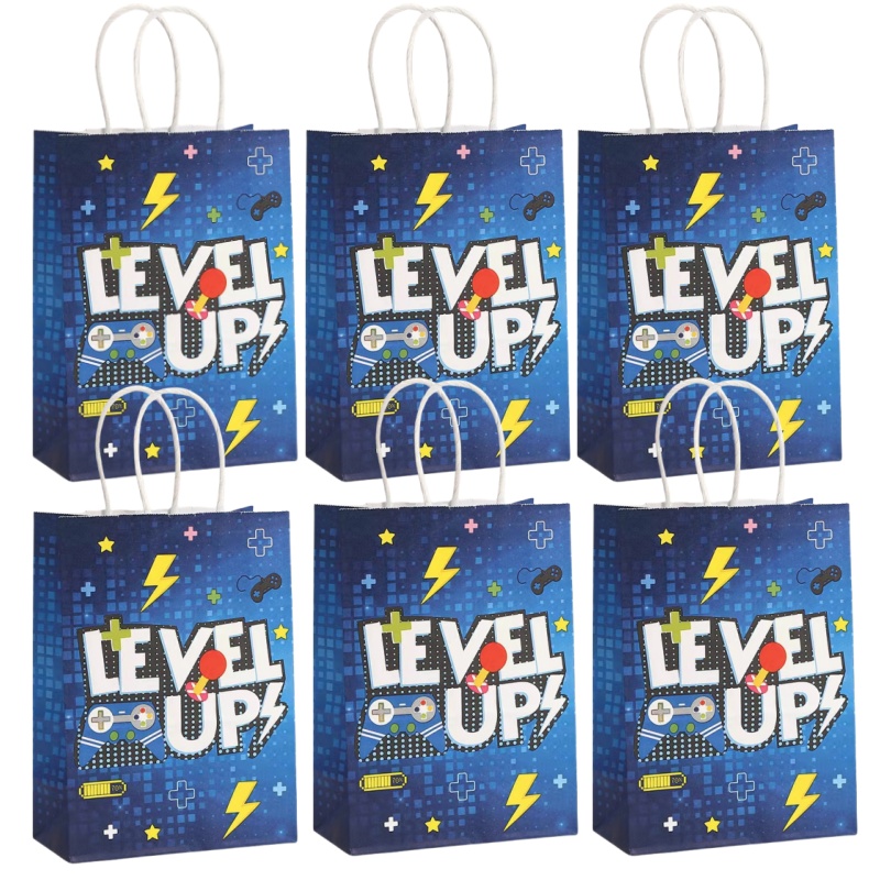 6/24Pcs Video Game on Theme Pa - Party Games Adult Birthday recension och pris