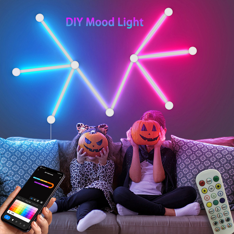 Smart RGB Wall Lamp, Bluetooth - Party Games Groups recension och pris