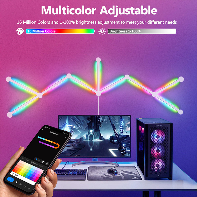 Smart RGB Wall Lamp, Bluetooth - Party Games Groups recension och pris