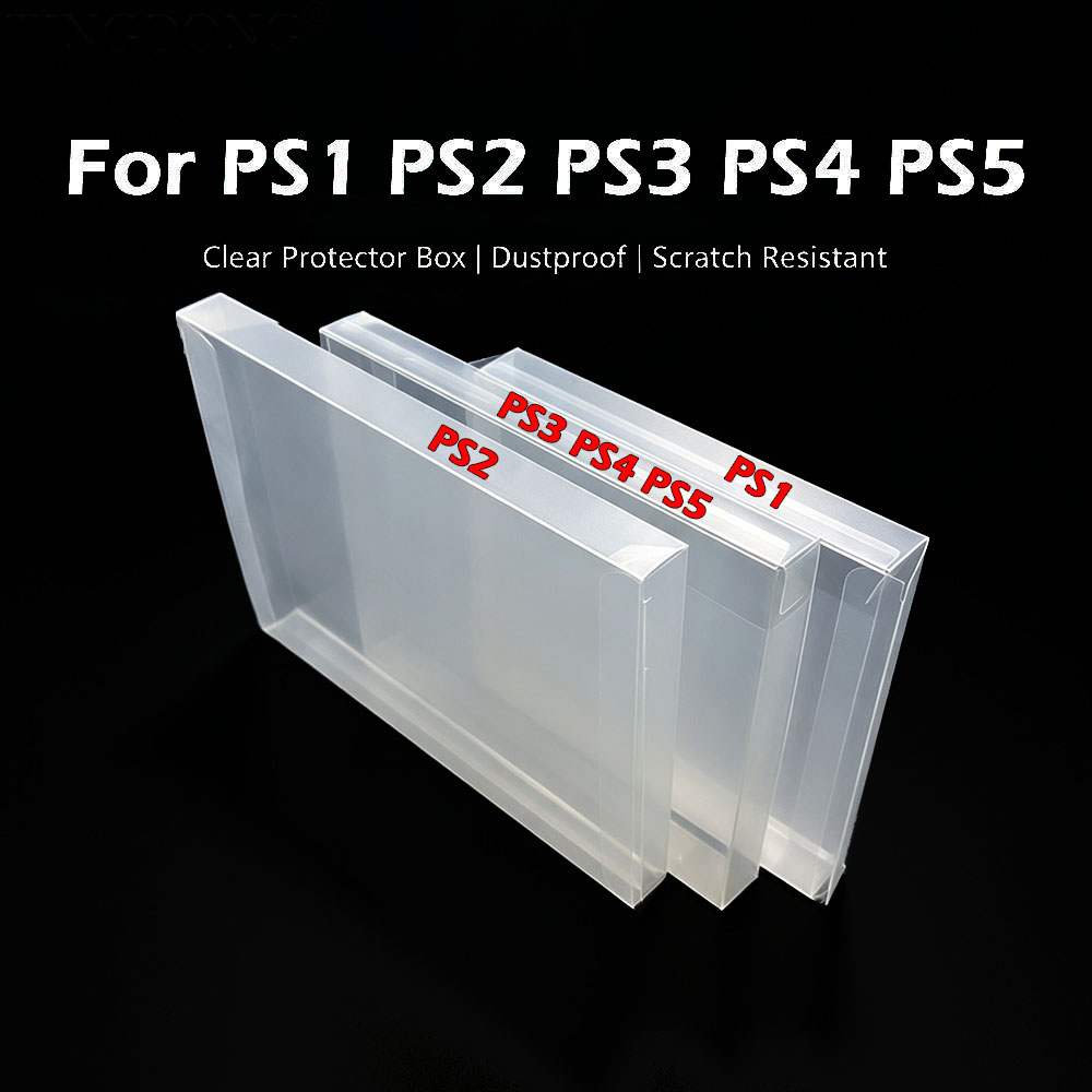 1‑10PCS Clear PET Game Protect - Party Games Playstation recension och pris