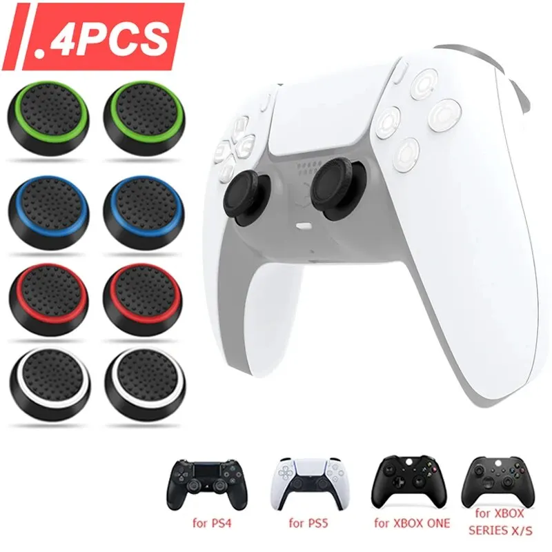 4PCS Silicone Analog ThumbStic - Party Games Playstation recension och pris