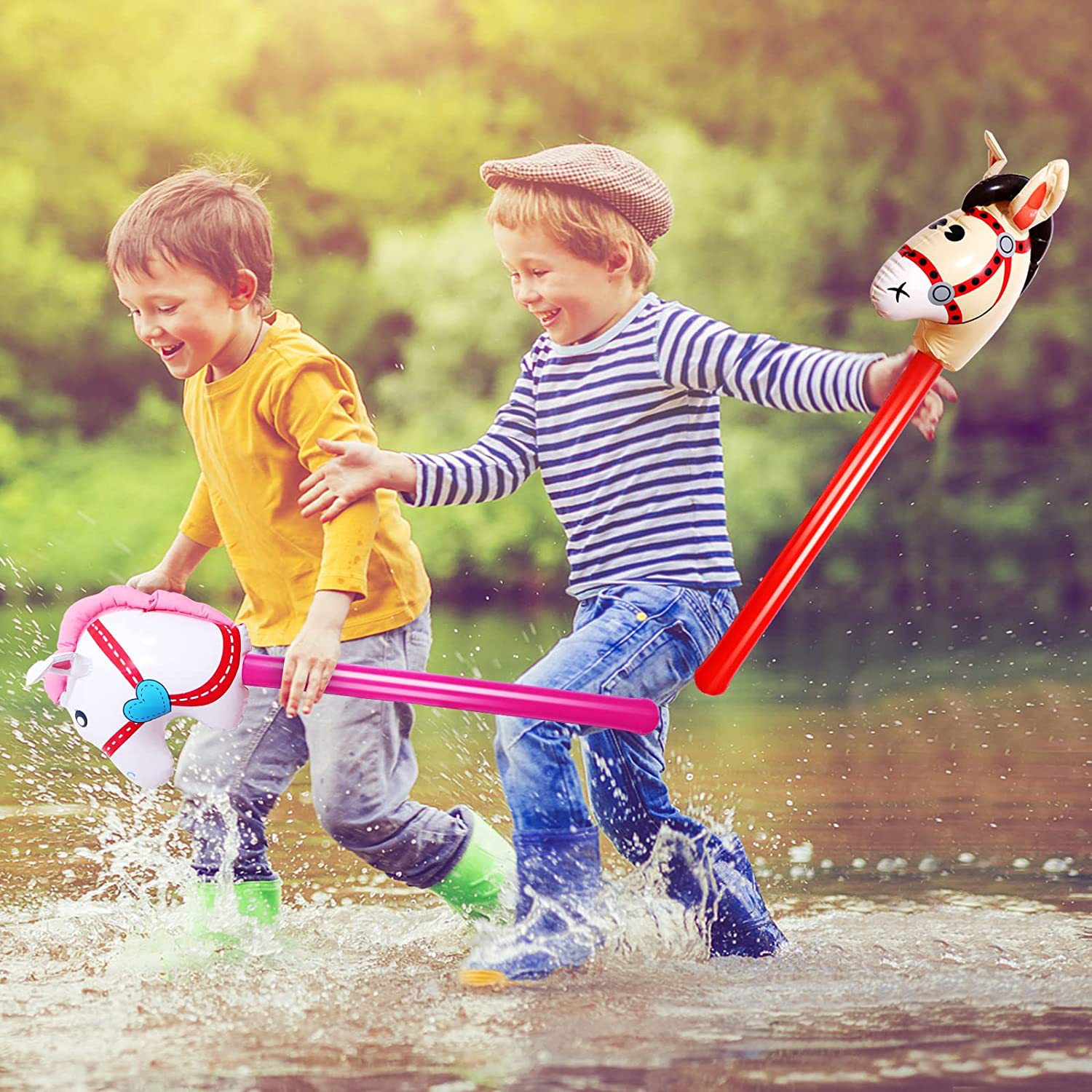 Inflatable Horsehead Stick Uni - Party Games Bunny recension och pris
