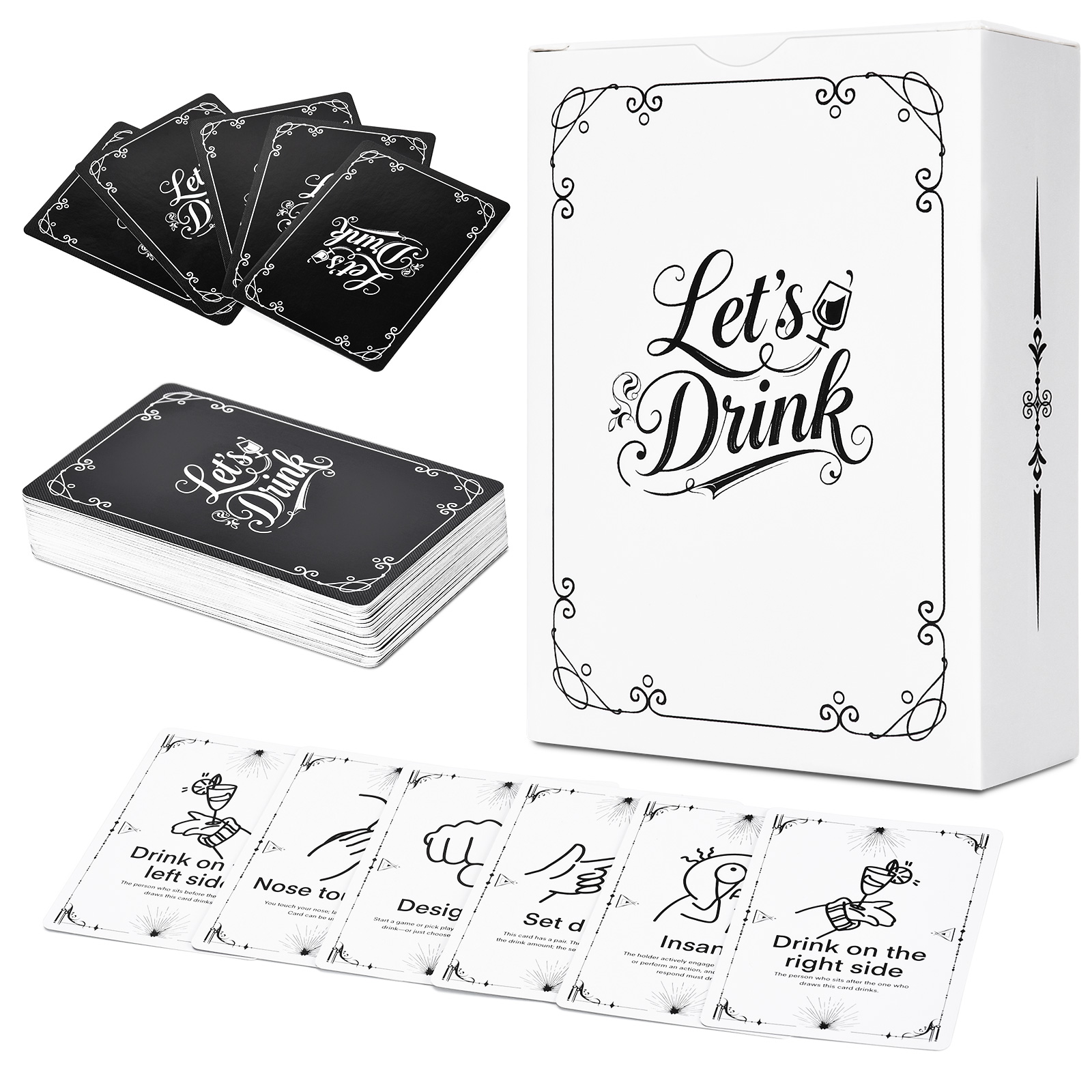 Adult Drinking Game Cards – 52 - Party Games Adult Birthday recension och pris